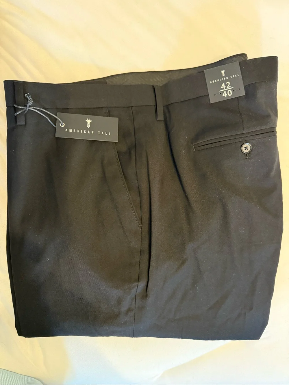 Men's Black Tailored Dress Pants — Modern Formal Trousers
